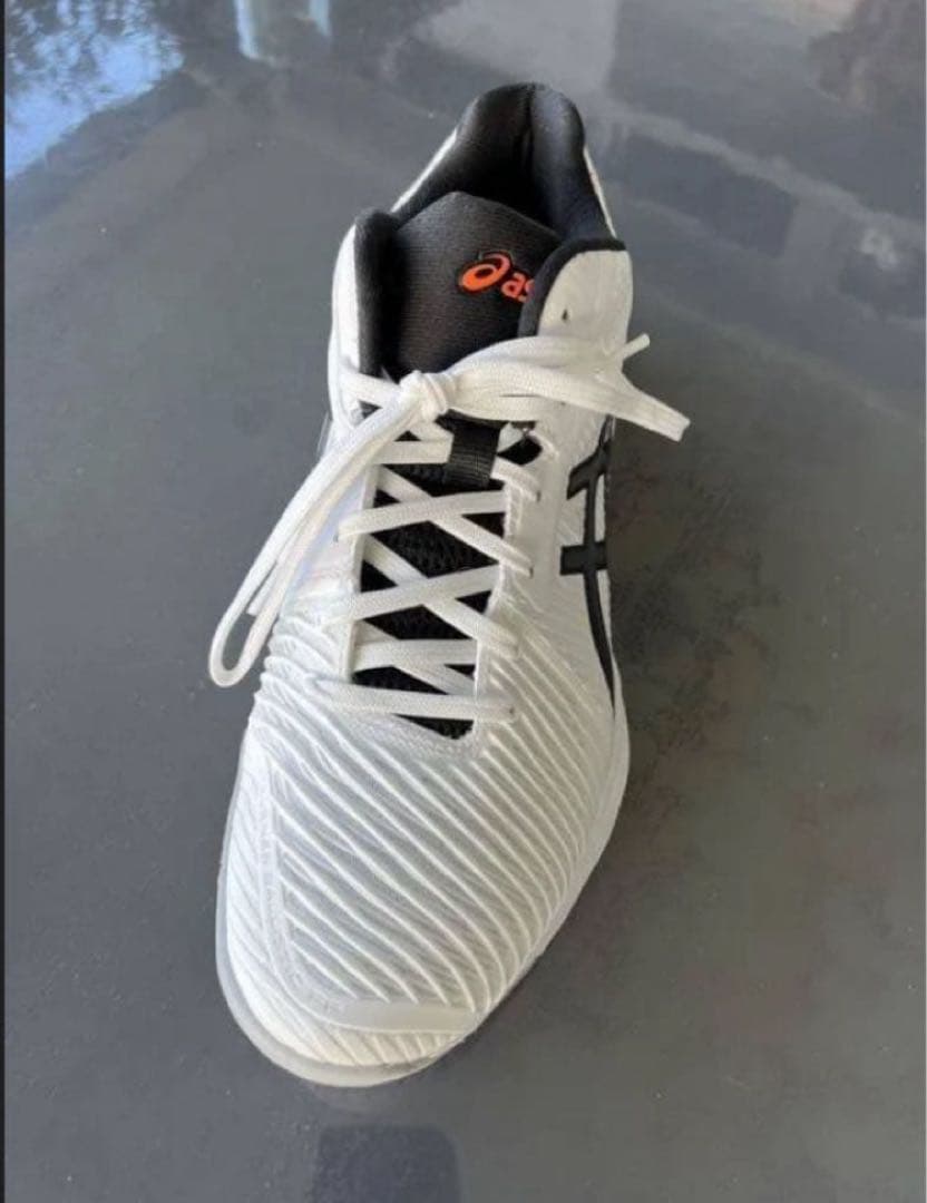 ASICS バレーボールシューズ ネットパーナー ホワイト/ブラック　海外限定