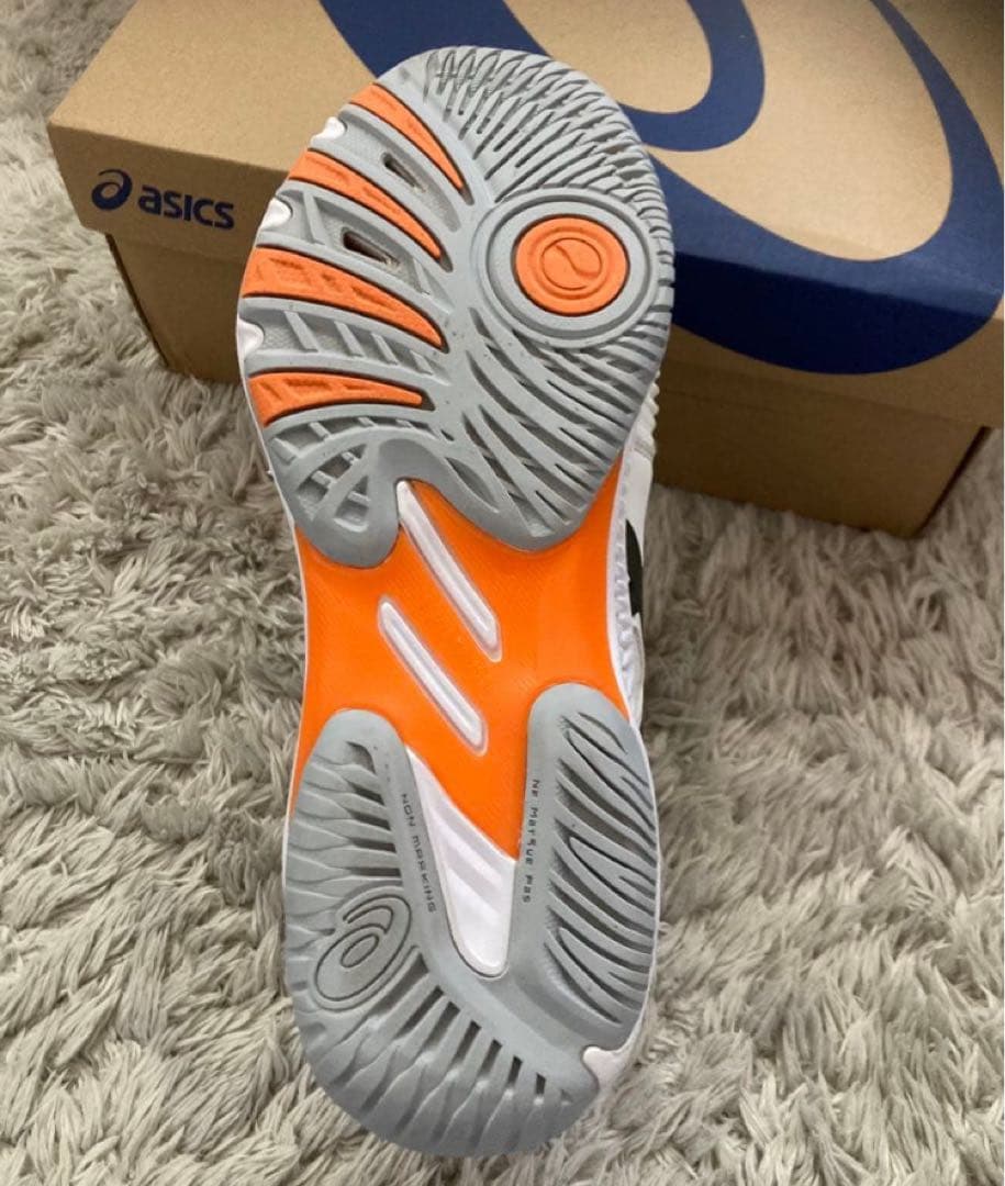 ASICS バレーボールシューズ ネットパーナー ホワイト/ブラック　海外限定