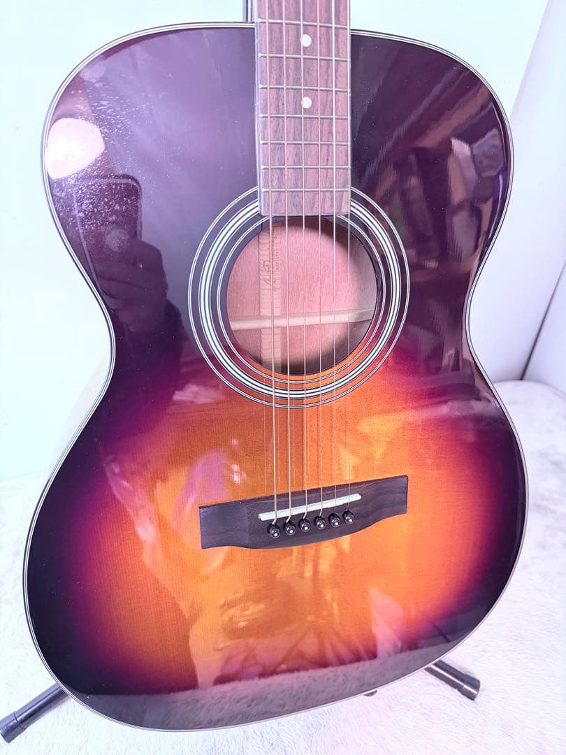 超美品 Aria AF-201 アコースティックギター 新品付属品多数 ケース付