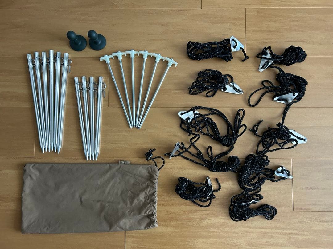 【美品】ワンティグリスソロホームステッドtc 専用グランドシート付き