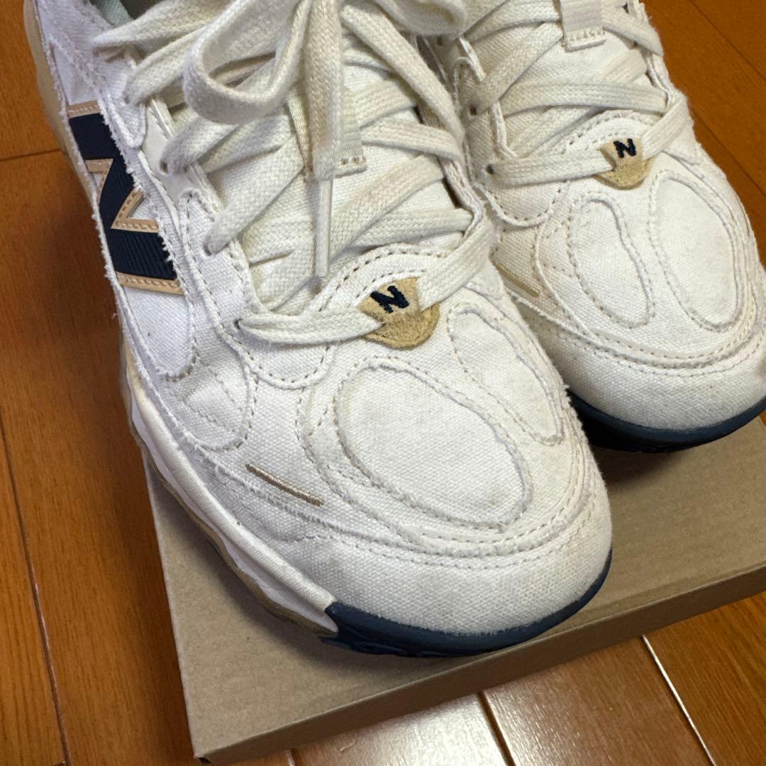 New Balance バスケットボールシューズ ホワイト/ネイビー