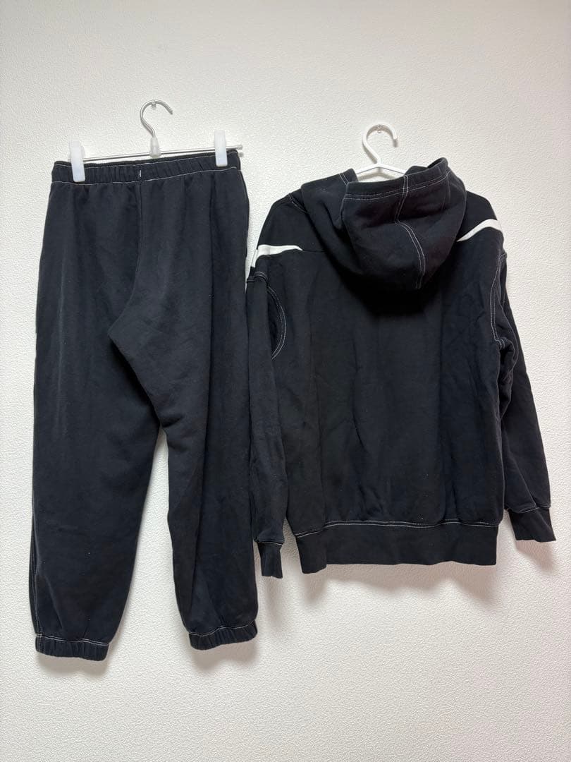 Nike ジャージ上下セット ブラック/ホワイト 値下げ可能‼️