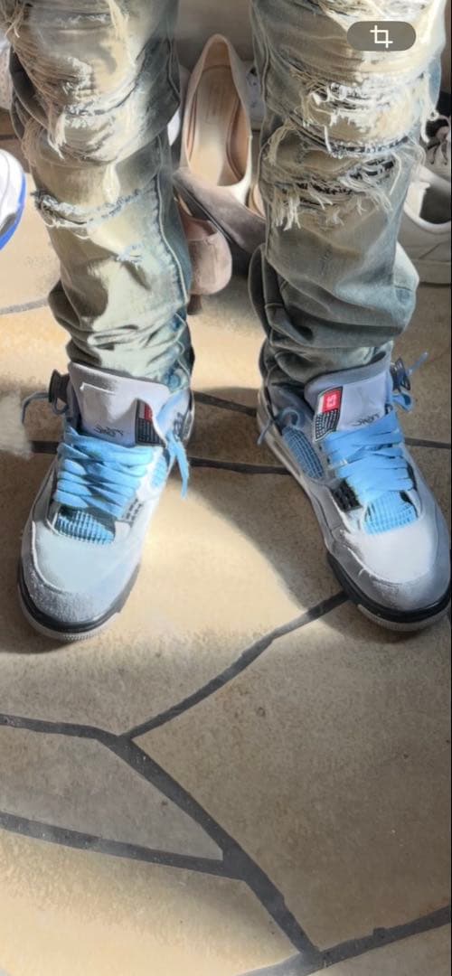 シューズ(男性用) aj4 University Blue