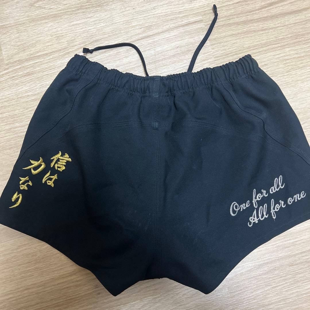 canterbury ラガーパンツ M 黒色刺繍入り 個人名、個人番号付き