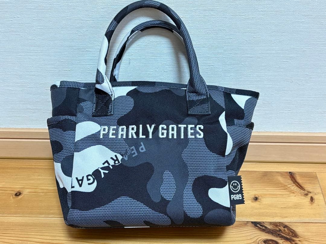 【美品】PEARLY GATES ブラックカモ　バッグ2点セット