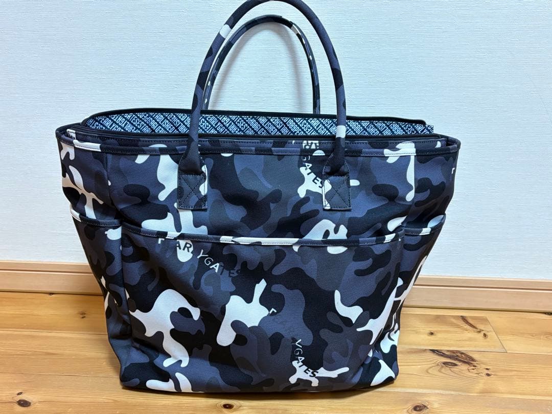 【美品】PEARLY GATES ブラックカモ　バッグ2点セット