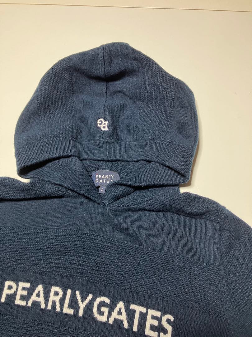 パーリーゲイツ　レディース　ニットパーカー　サイズ０　美品