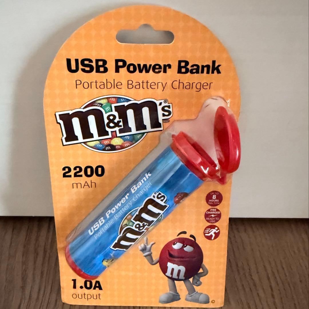 正規品 新品未使用 M&M's USBチャージャー・イヤホン・携帯ケース
