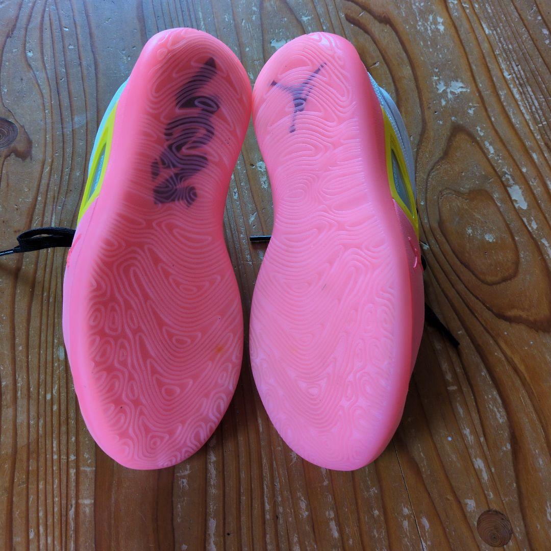 ザイオン4 Jordan バスケットボールシューズ ホワイト/ピンク/イエロー