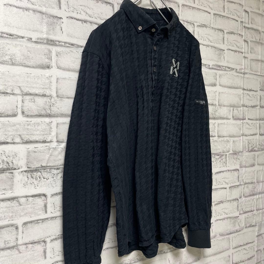 美品！ St ANDREWS ブラック ポロシャツ 長袖 ゴルフウェア
