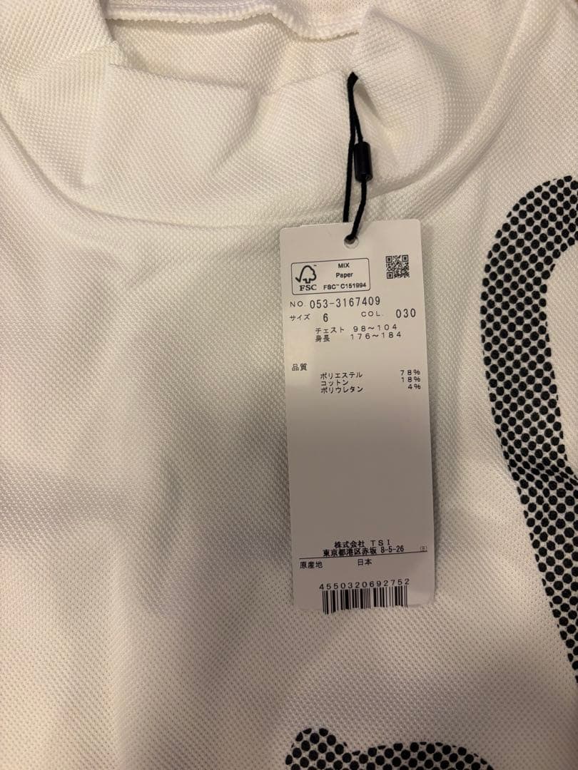 【新着】【4月末迄の値引中】PEARLY GATES ロゴTシャツ 6サイズ