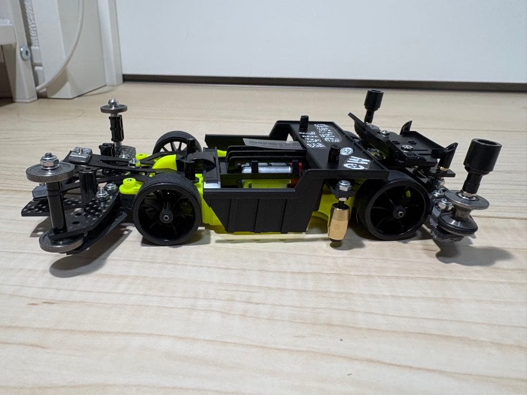 msフレキ マンモスダンプ　ミニ四駆 タミヤ　完成品 ダンプ　MS ピボスラ