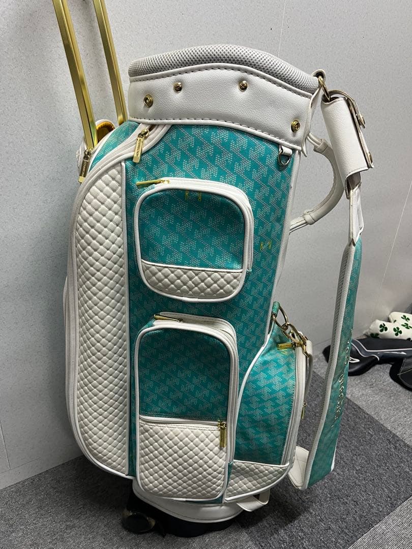 激安 美品 レザレクション キャスター付き キャディバッグ
