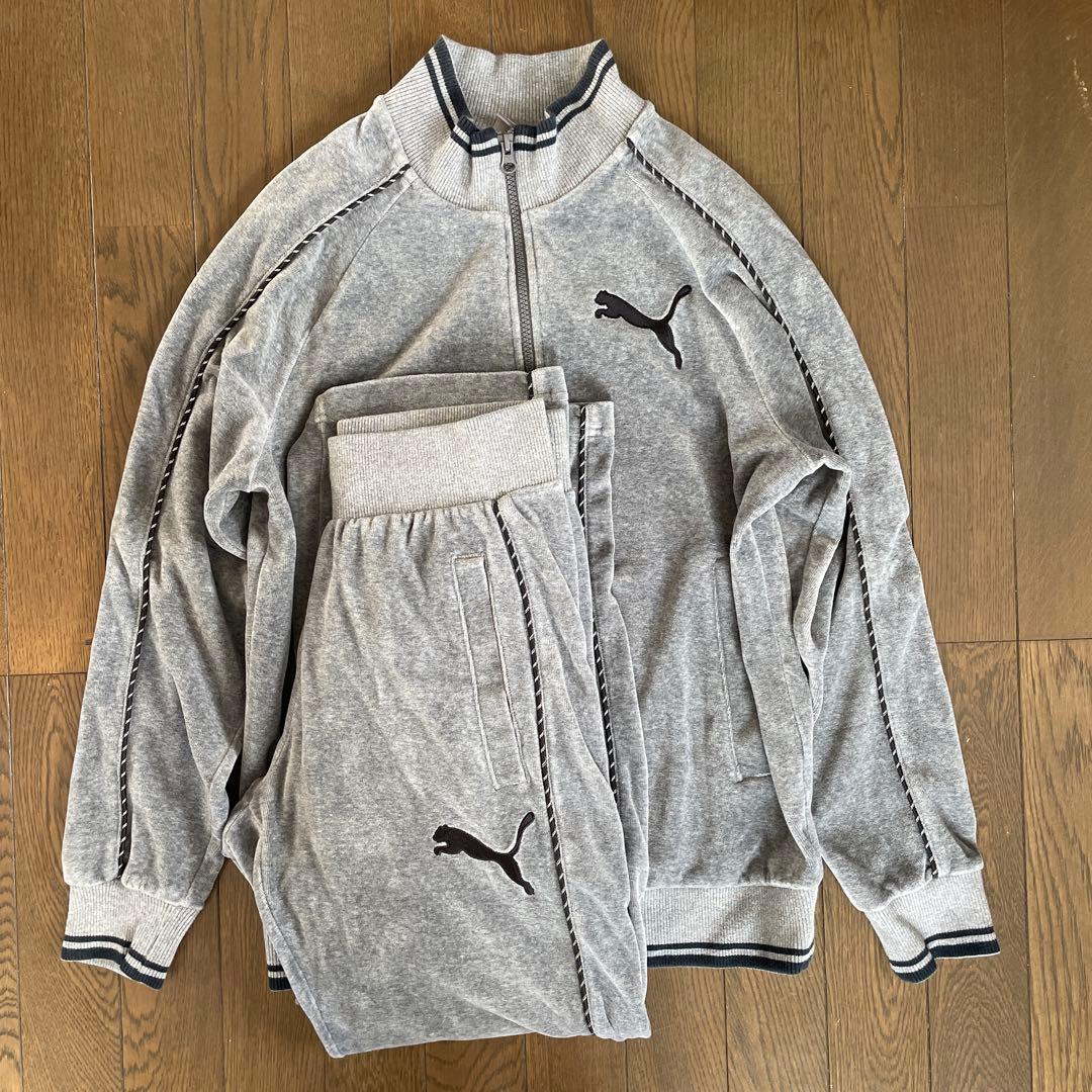 PUMA ベロアジャージ　セットアップ
