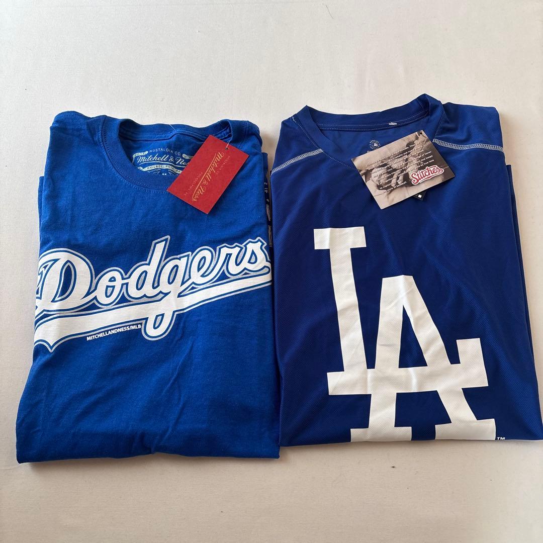 B485新品MLB 公式　LAドジャース　Tシャツ2枚セット　大谷翔平