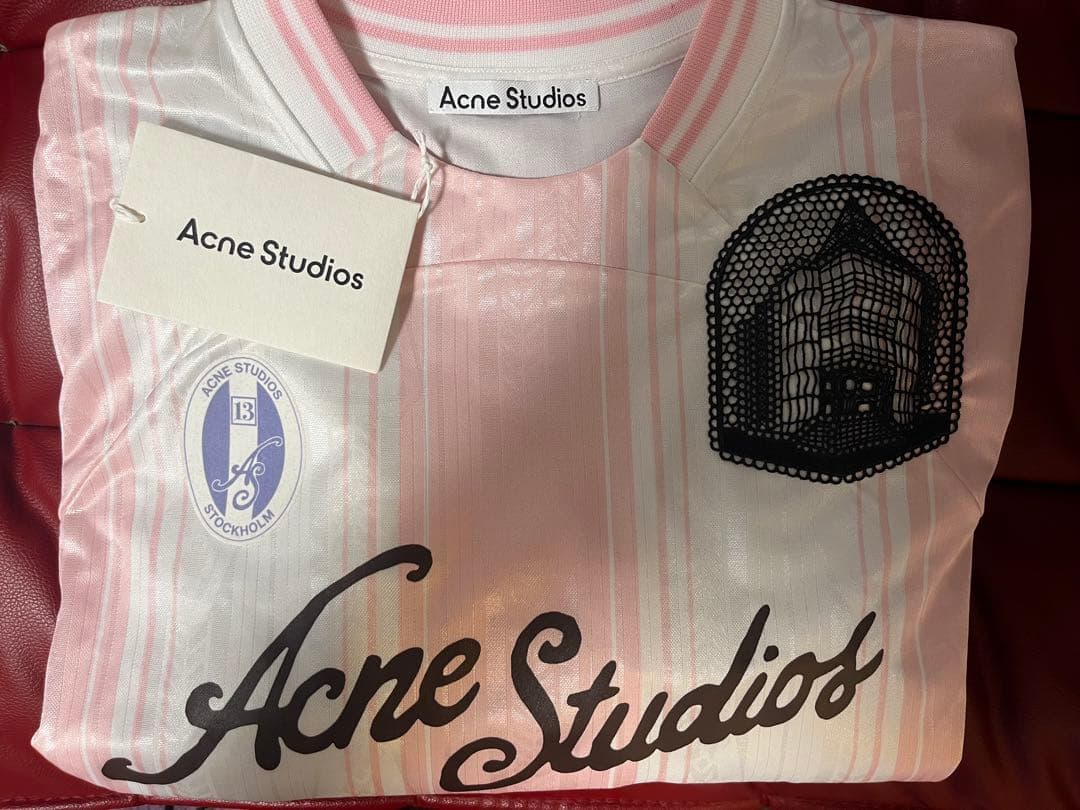 AcneStudios 24SS ロゴロングスリーブTシャツ ゲームシャツ