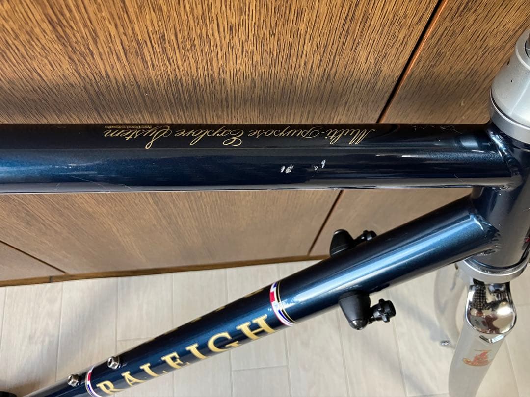 RALEIGH ロードバイクフレーム　クロモリ　アガトブルー