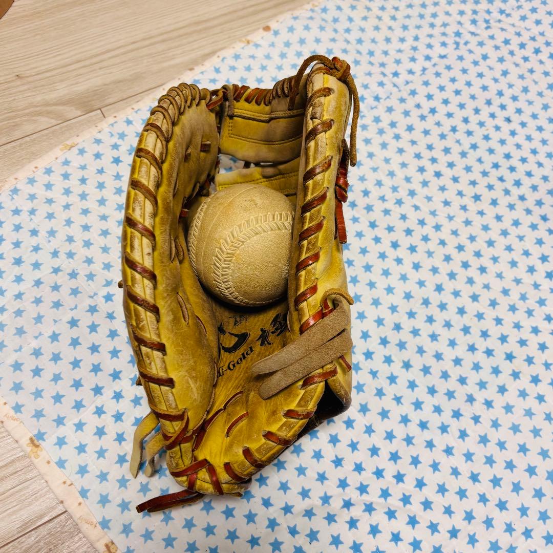 ハイゴールド　軟式野球　ファーストミット　左投げ用　左