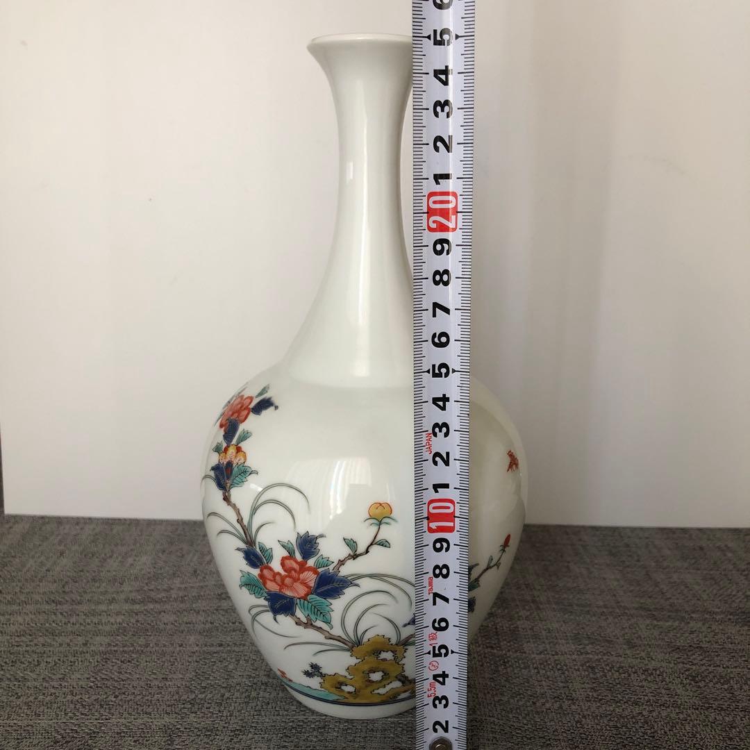 二重渦福　角福　花瓶　柿右衛門