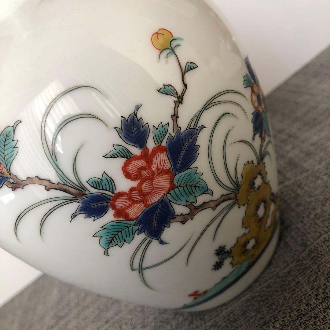 二重渦福　角福　花瓶　柿右衛門