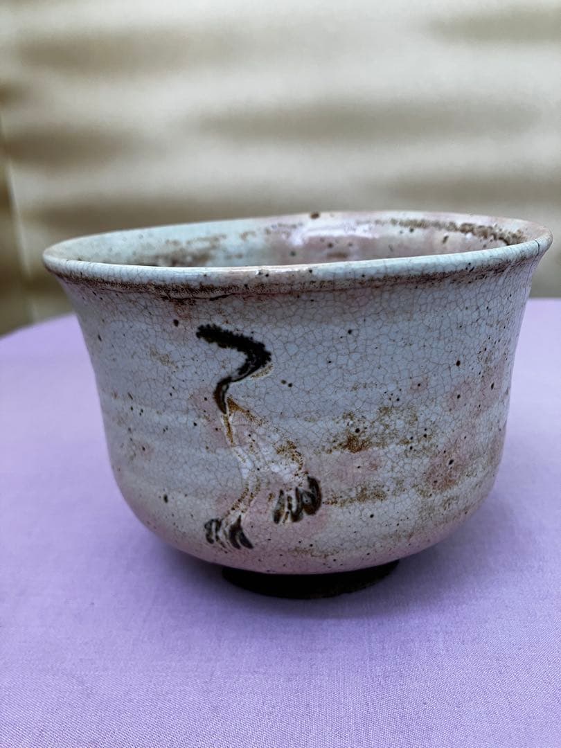 御本立鶴碗・青磁香合