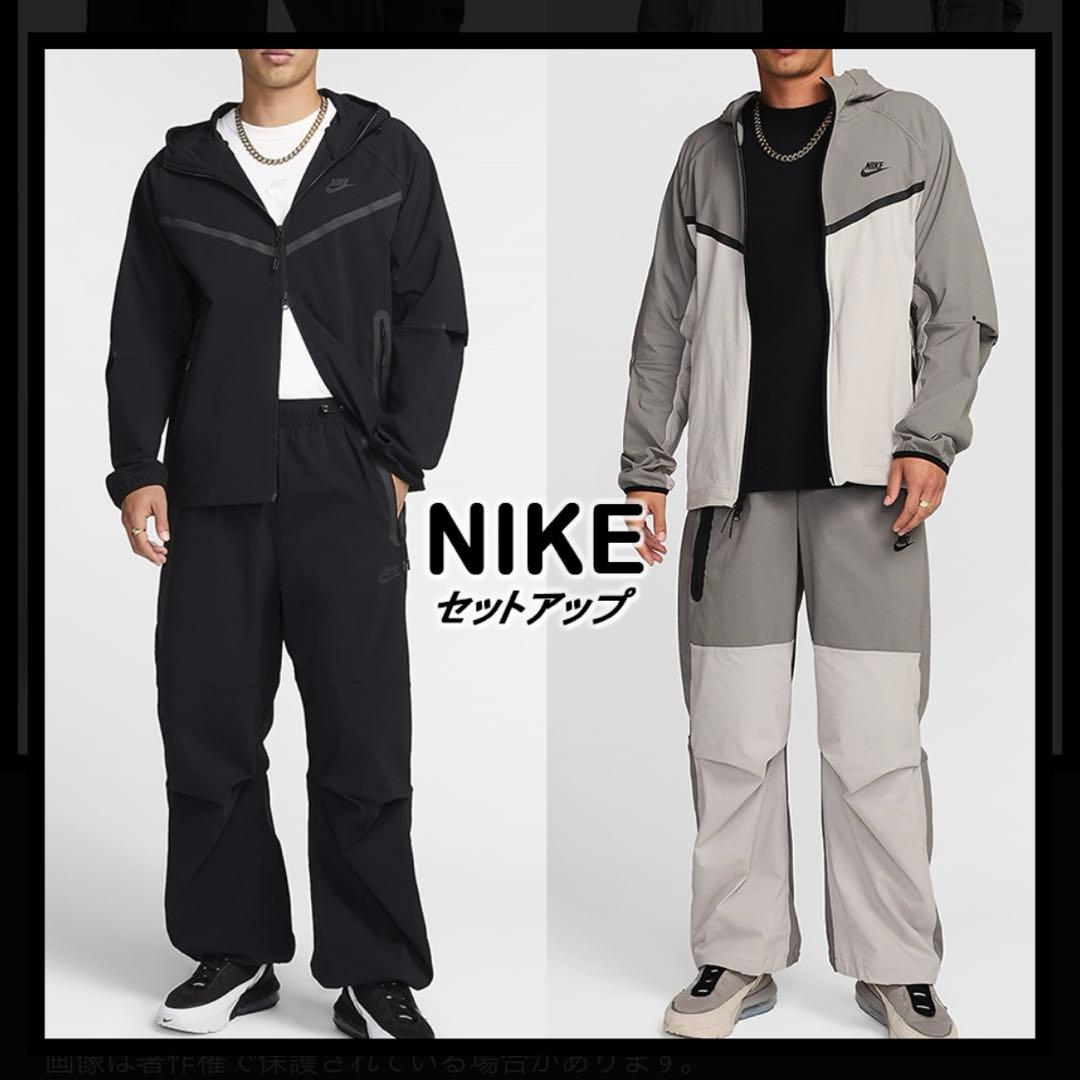 新品未使用タグ付き　定価18,000円　Nike テックウインドランナー 黒 L