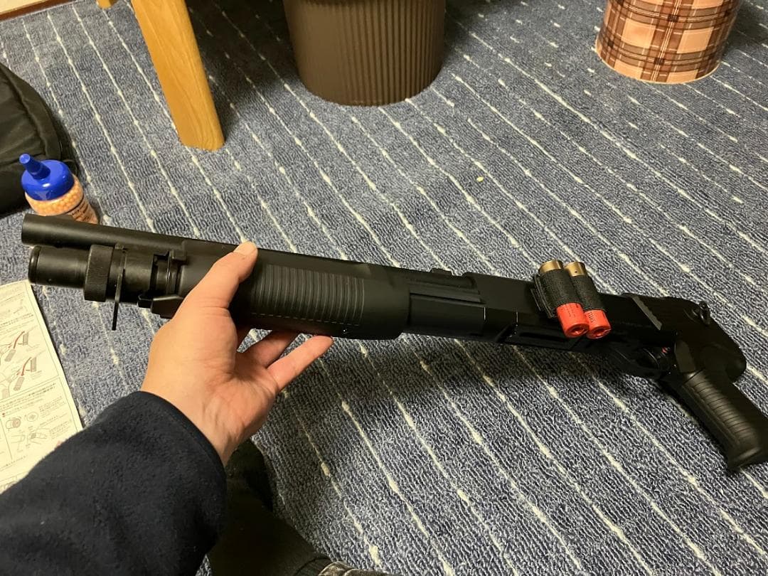 M3 Shorty ショットガン ガンケース及び予備弾付き　3発同時発射