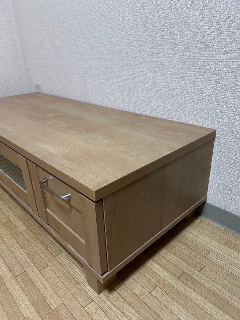 ナチュラルウッド テレビ台 引き出し付き