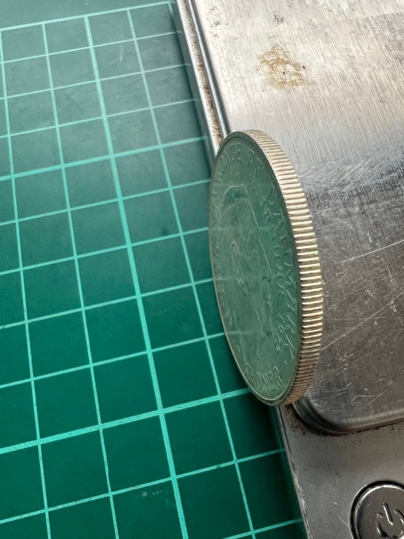 外国銀貨　デンマーク10K銀貨　1972年