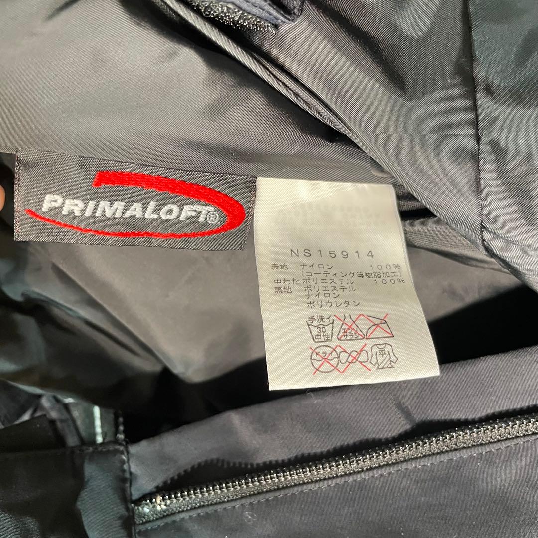 美品ノースフェイス プリマロフト スノーボードFREERIDE PANT