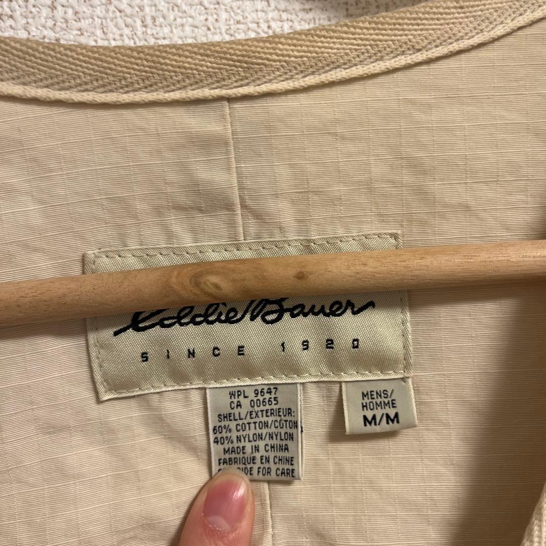 Eddie Bauer フィッシングベスト M ベージュ