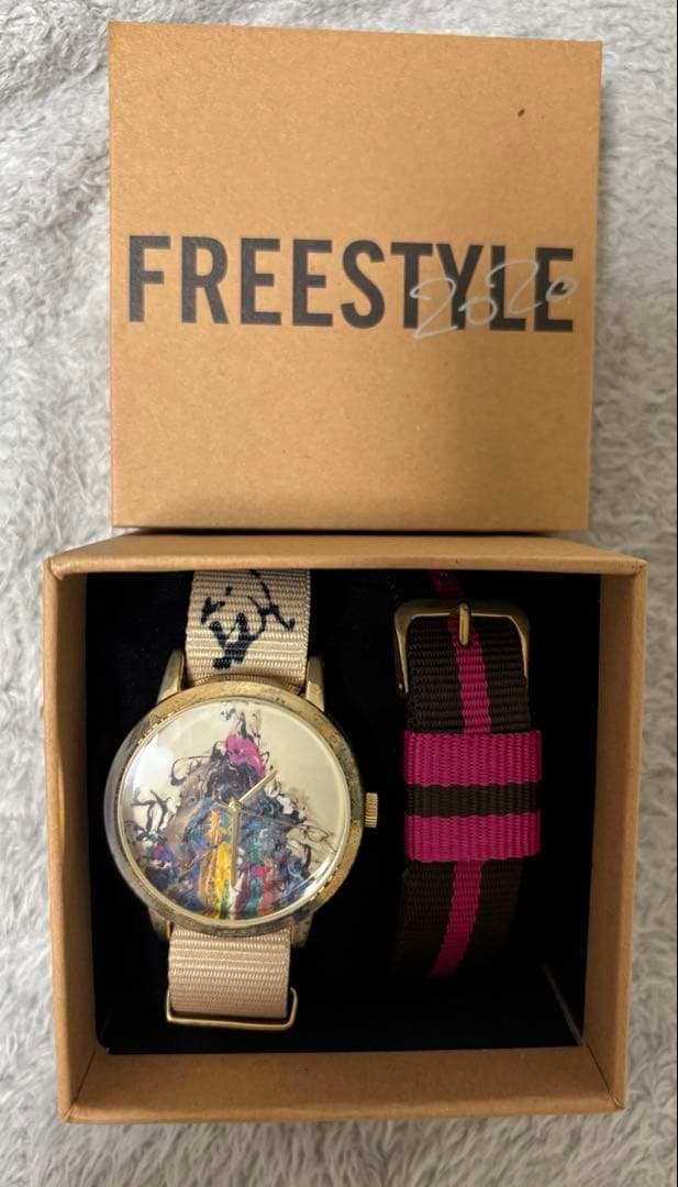 【新品】FREESTYLE腕時計と嵐ライブロゴベアブリックセット