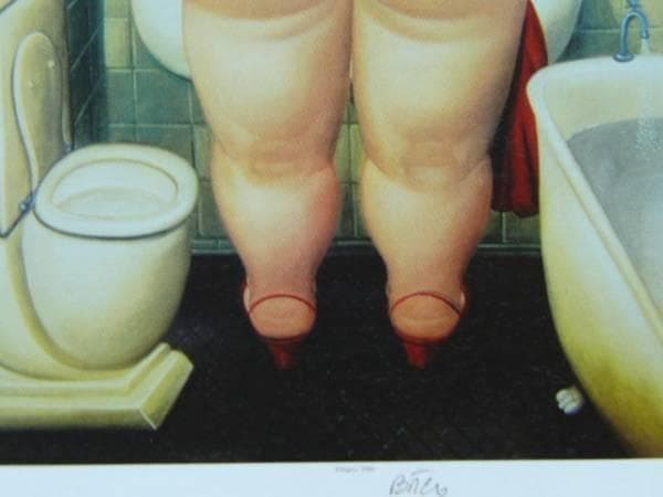 Fernando Botero、IL BAGNO、海外版希少レゾネ、状態良好
