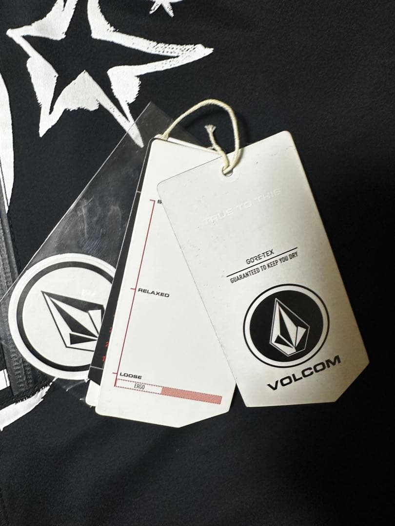 VOLCOM ジェイミーリン つなぎ ブラック オーバーオール L