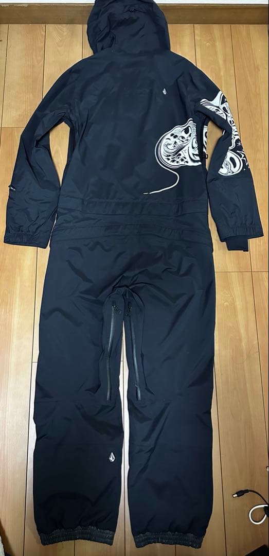 VOLCOM ジェイミーリン つなぎ ブラック オーバーオール L