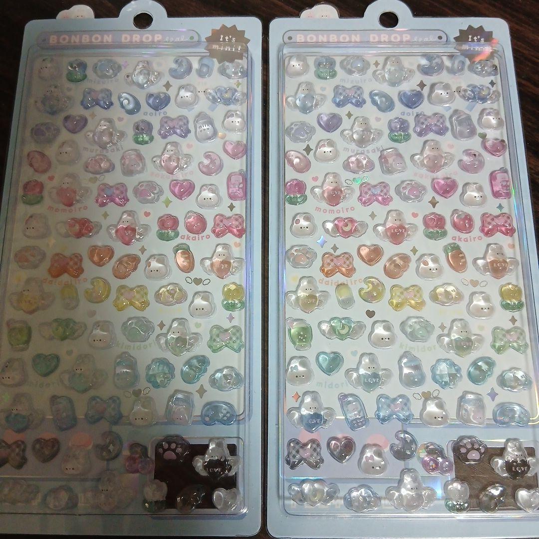 最安【正規品】クーリア　ボンボンドロップシール　オリジナル　ミニ　6枚セット