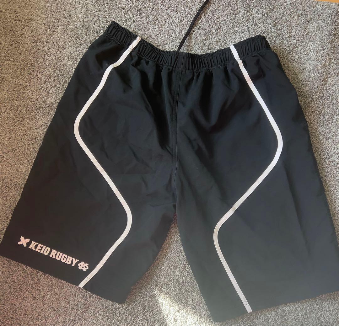 KEIO RUGBY ショートパンツ 黒