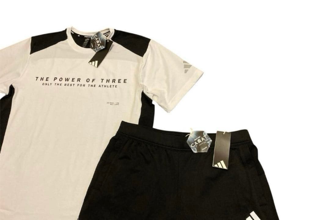 新品 【adidas】 XLアダプテーション Tシャツ＆ハーフパンツセット