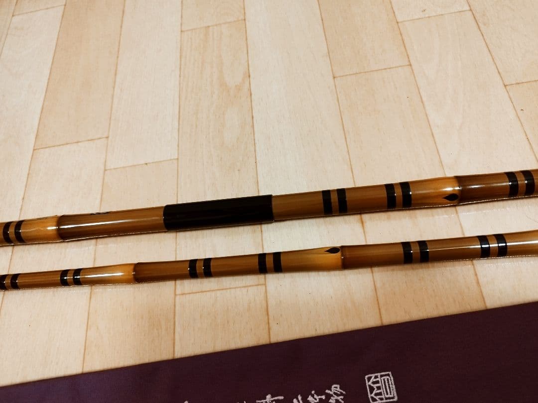 シマノ　普天元　獅子吼　竿掛け　二本物　SHIMANO　へら竿