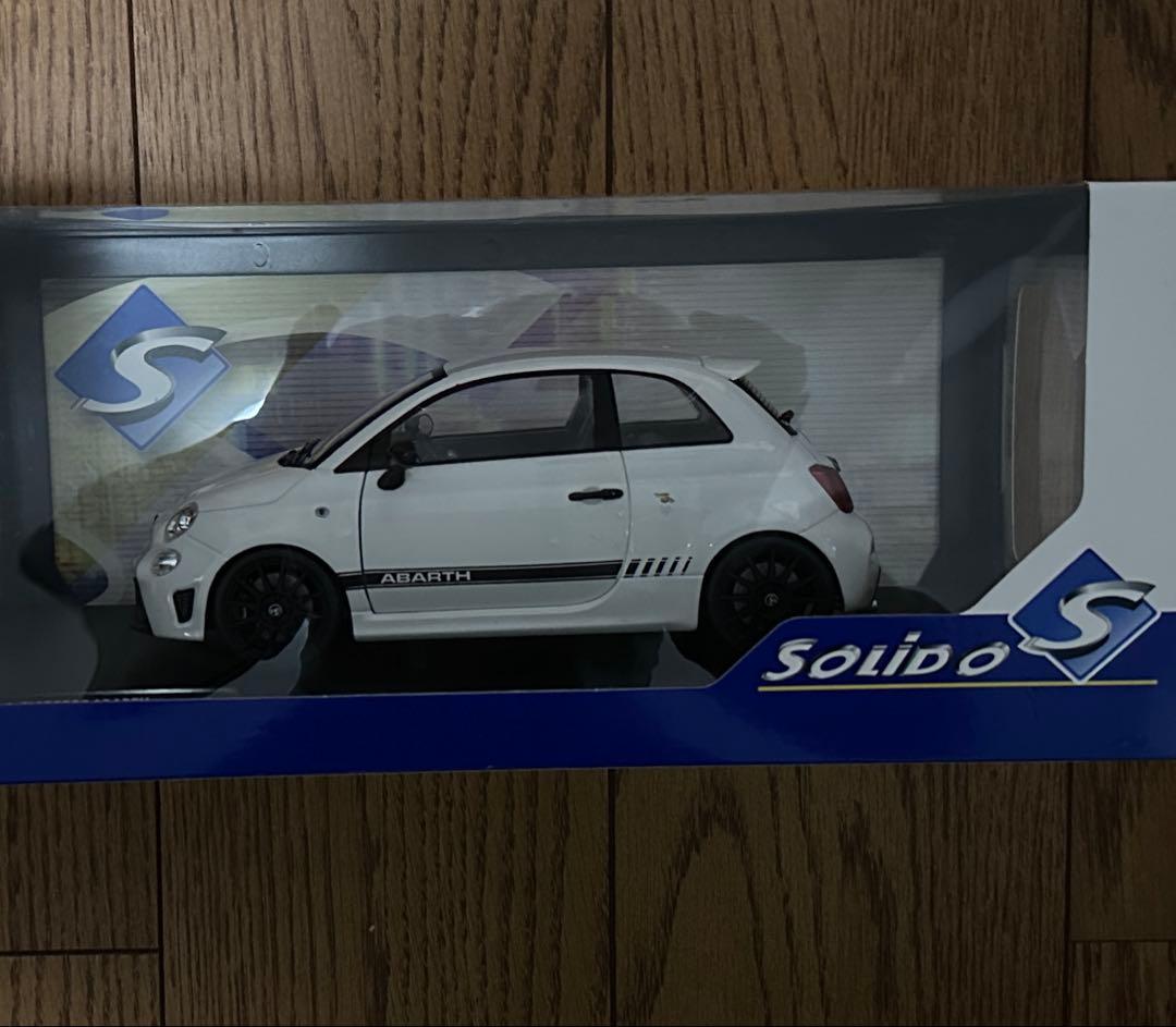 SOLIDOABARTH FIAT 500 ミニカー 1/18ミニカフィアット付