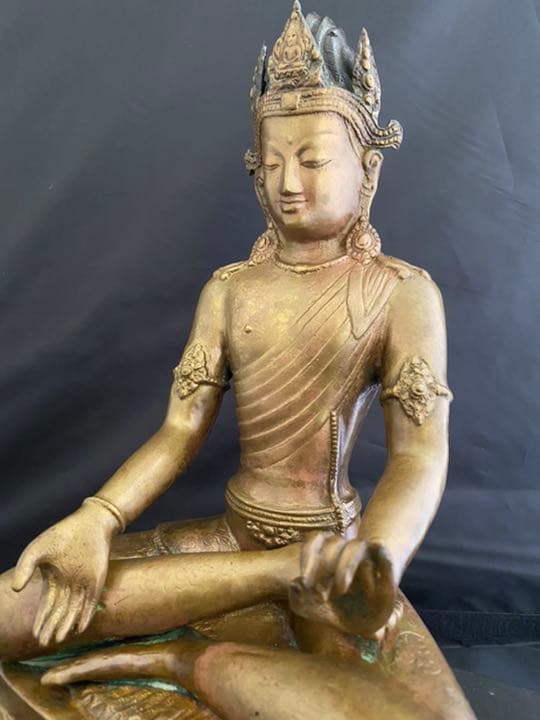 チベット 観音 菩薩 仏像 彫刻 置物 開運 風水 骨董 古美術 アンティーク