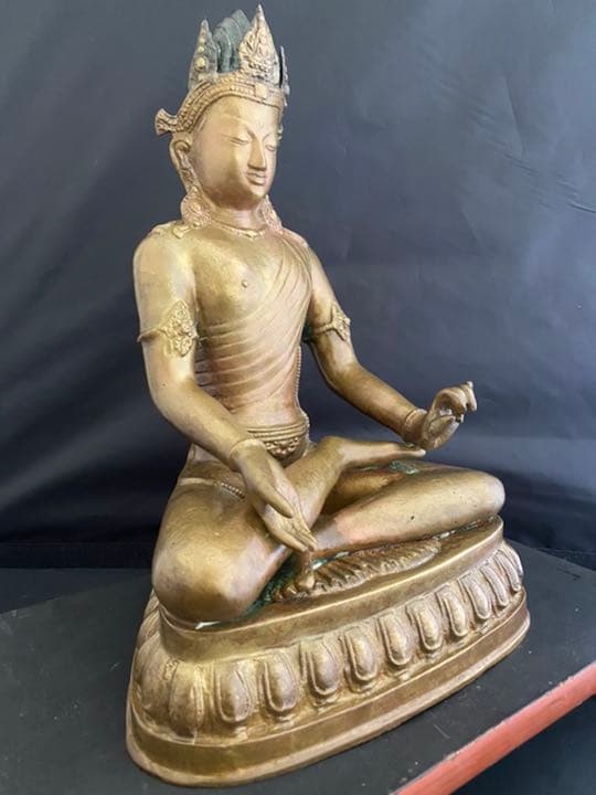 チベット 観音 菩薩 仏像 彫刻 置物 開運 風水 骨董 古美術 アンティーク