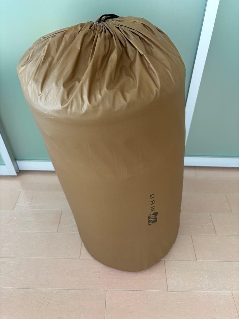 【良品】WAQ RELAXING CAMP MAT 10cm ダブルサイズ タン