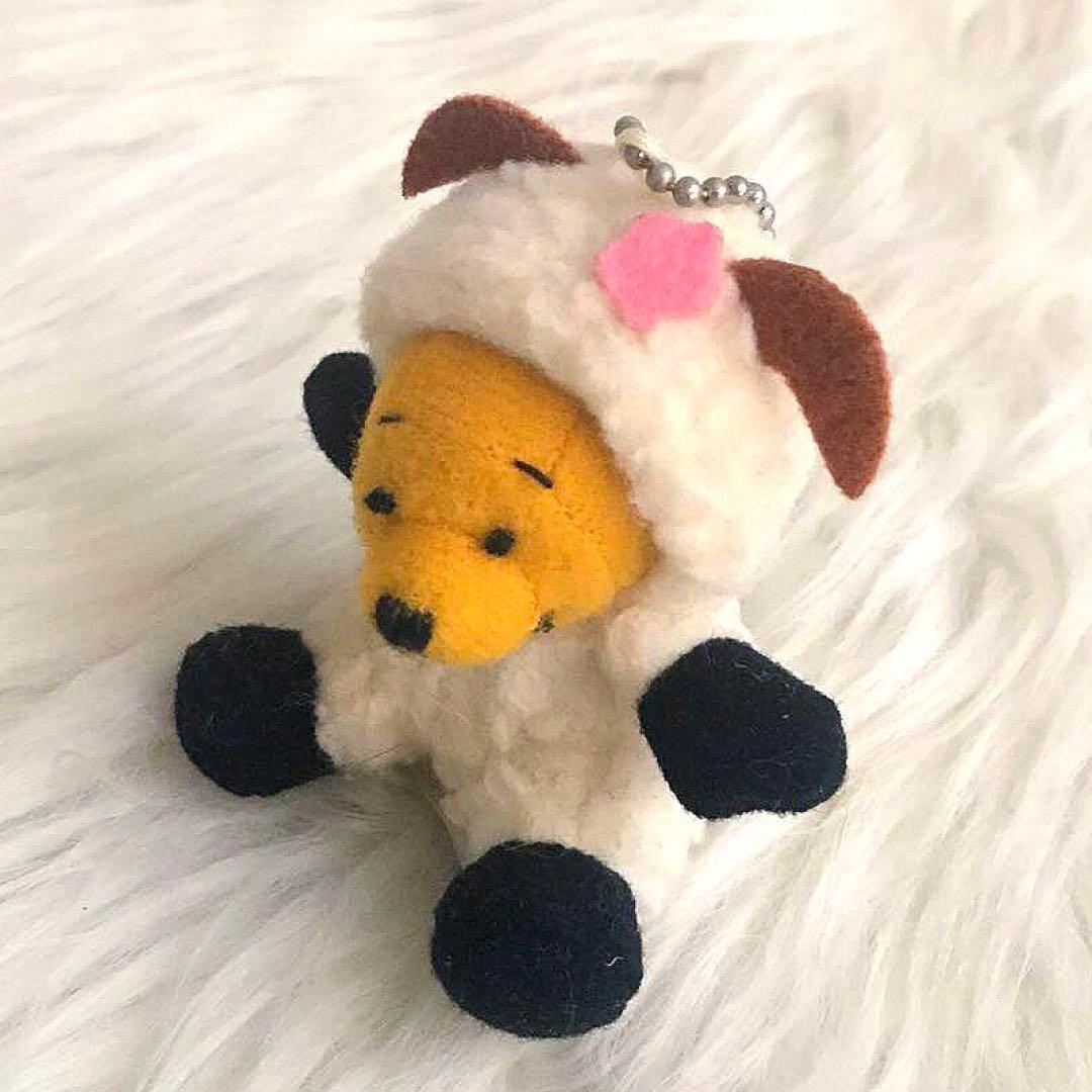 【 激レア 】Pooh さん 着ぐるみ ボール チェーン マスコット プー さん