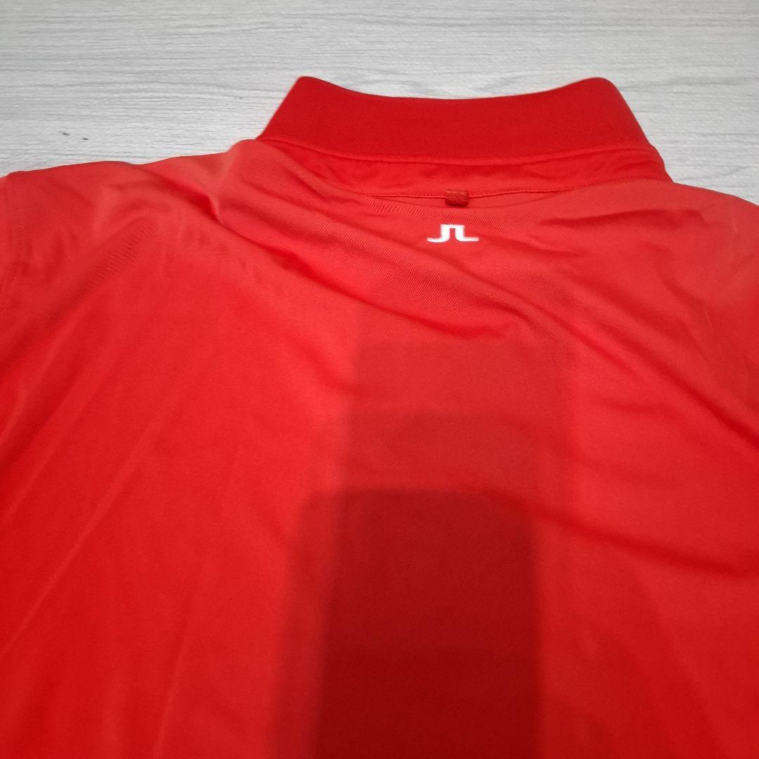 J. Lindeberg スリムフィット レッドポロシャツ XL