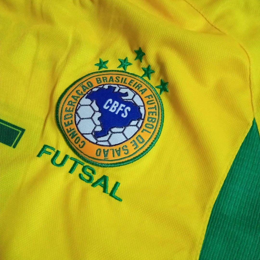 現地ブラジル購入!美品《PENALTY 》製★フットサルブラジル代表ユニホーム★