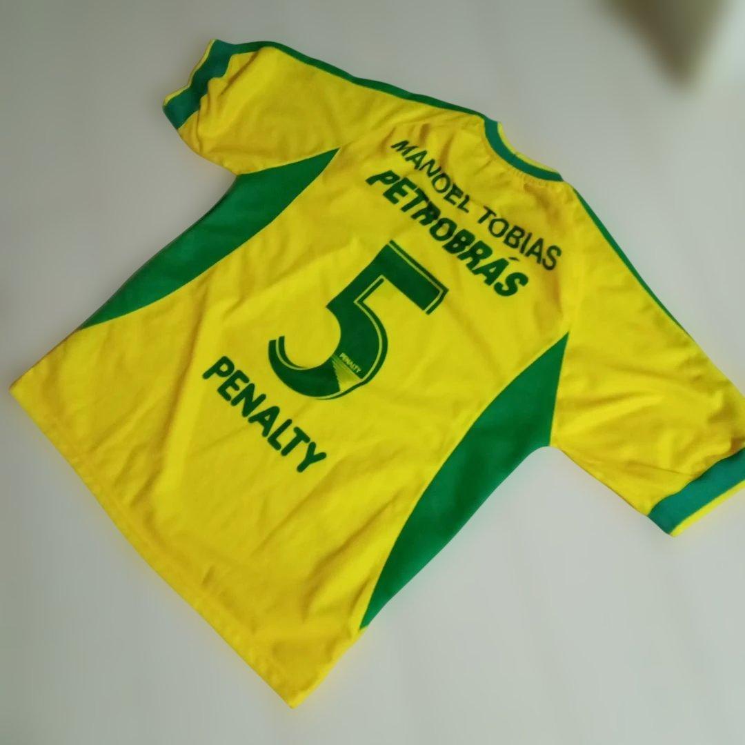 現地ブラジル購入!美品《PENALTY 》製★フットサルブラジル代表ユニホーム★