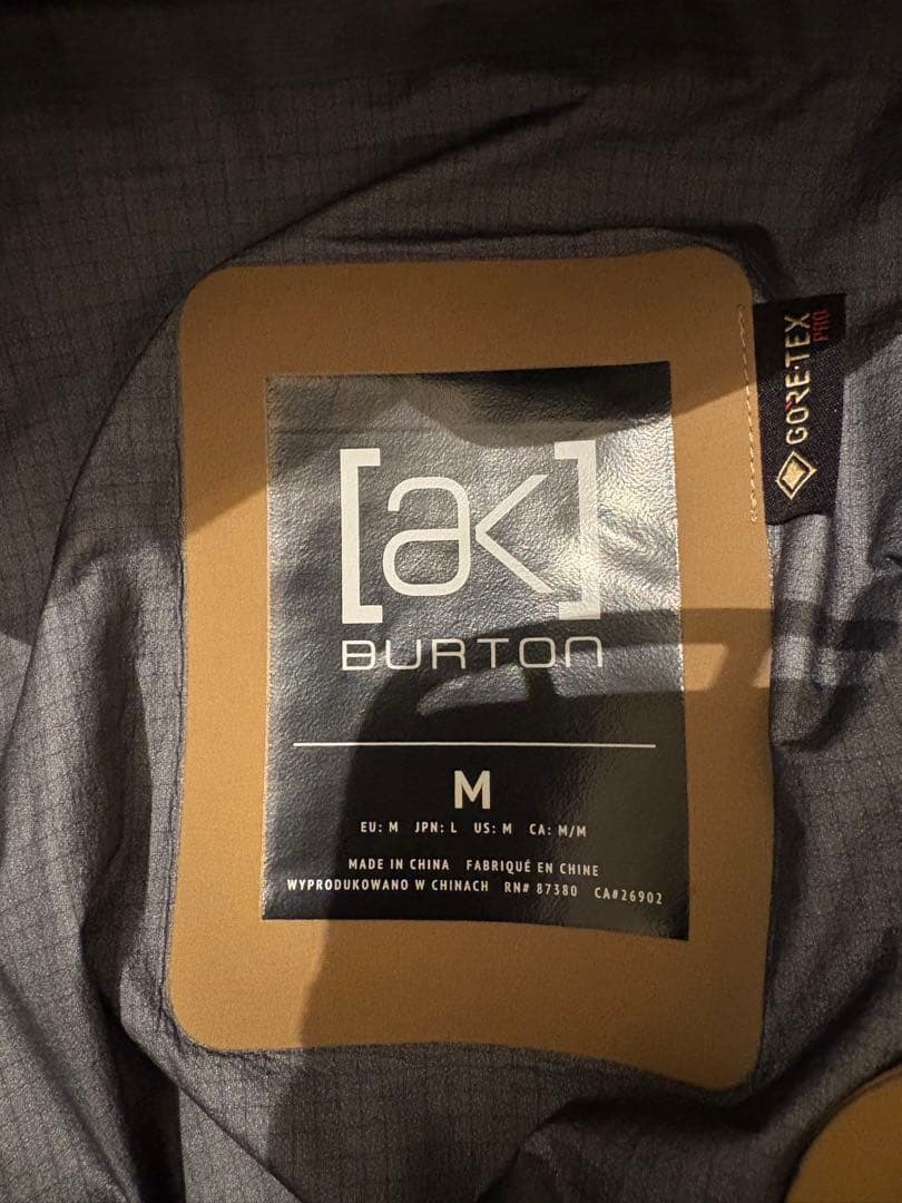 BURTON バートン AK HOVER GORE-TEX 上下セット