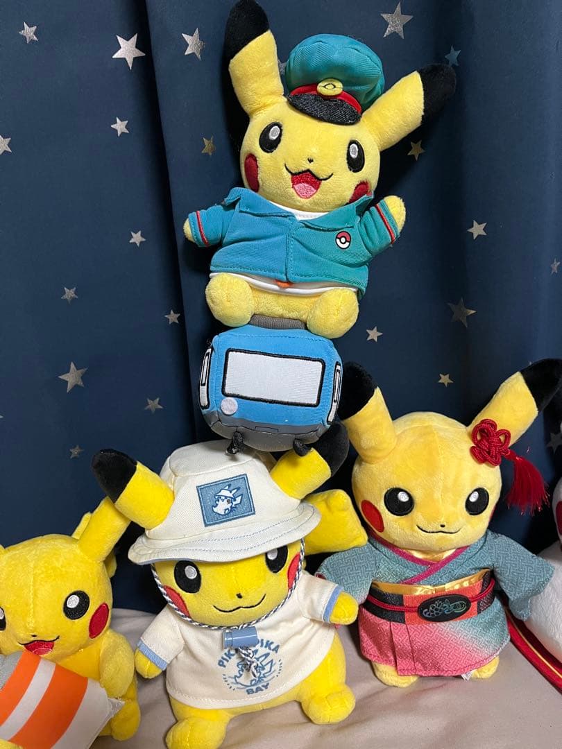 ピカチュウ ぬいぐるみ　5本セット