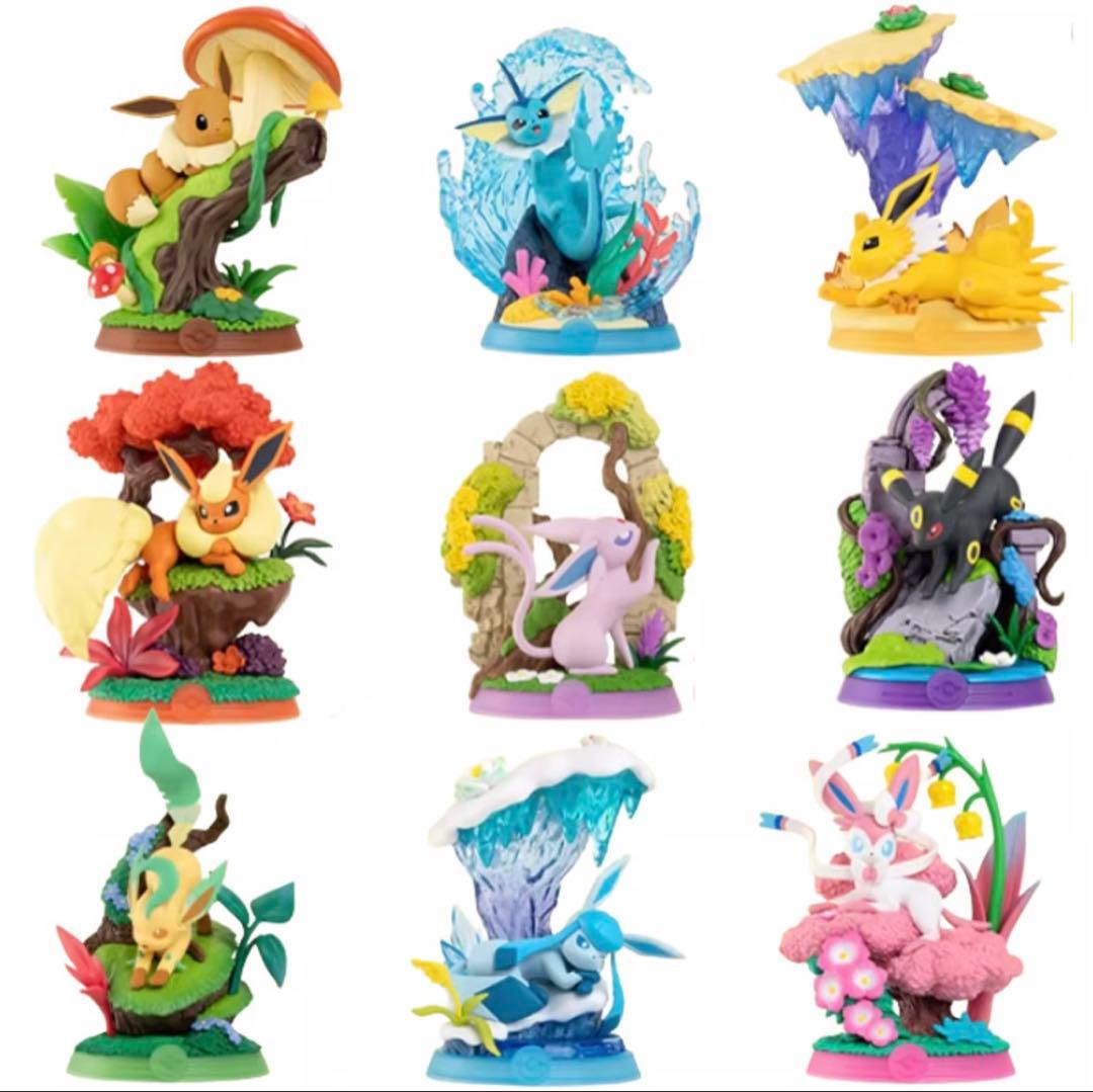 即発送 海外限定 ポケモン × Funism ブイズ フィギュア【9個セット】